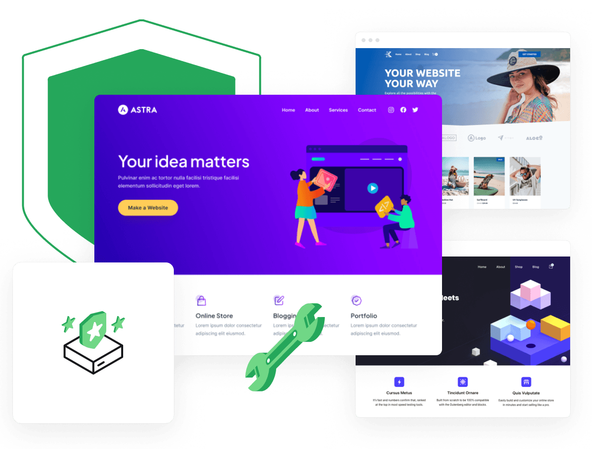 Provides comprehensive website security